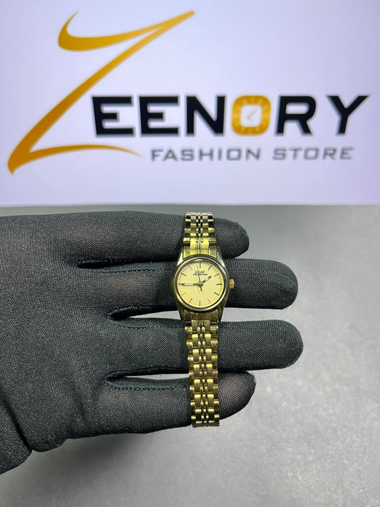 A-one Gold-Tone Ladies Classic Watch