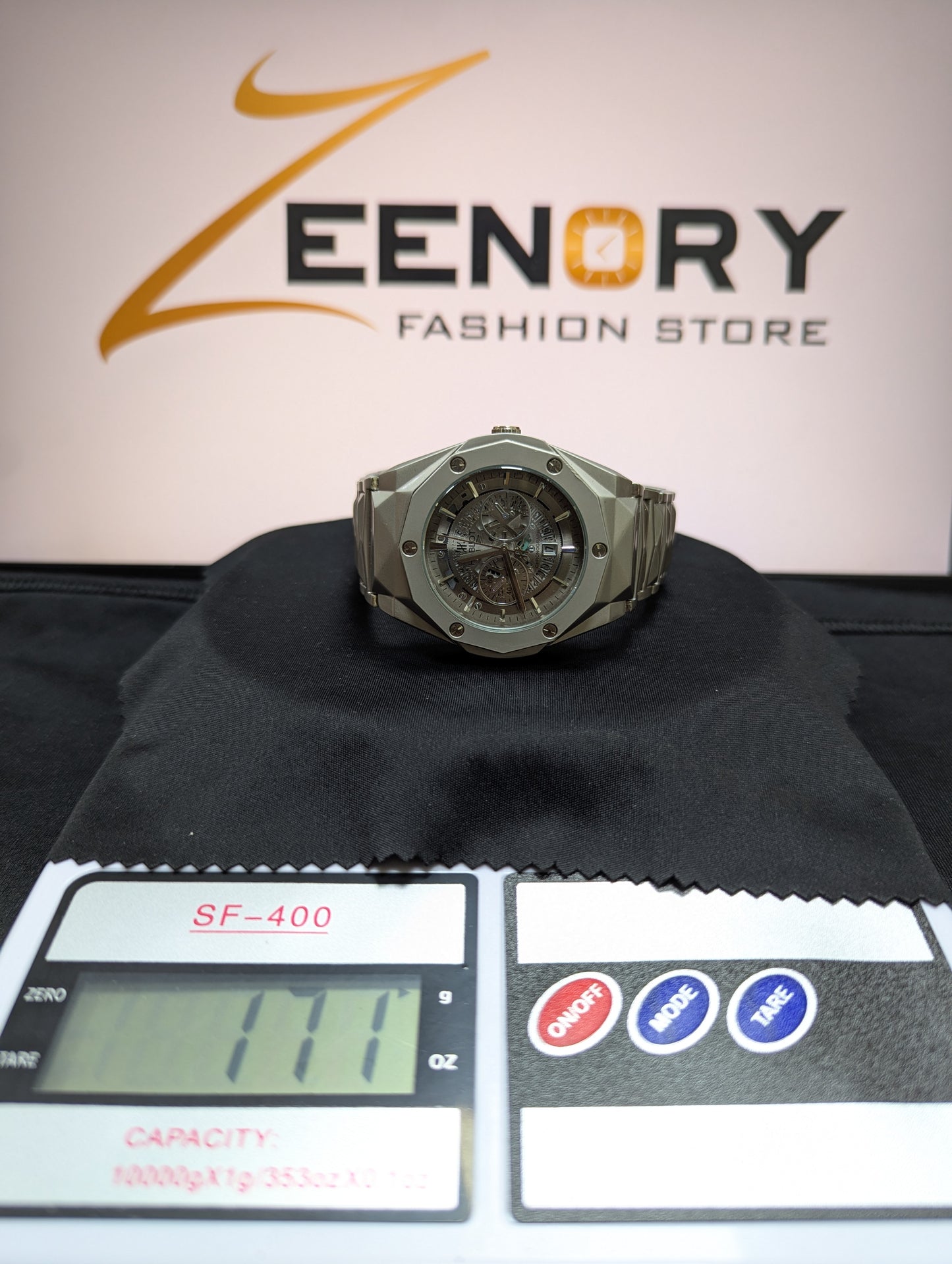 Hublot Luxury Skeleton Watch β Matte Steel Finish