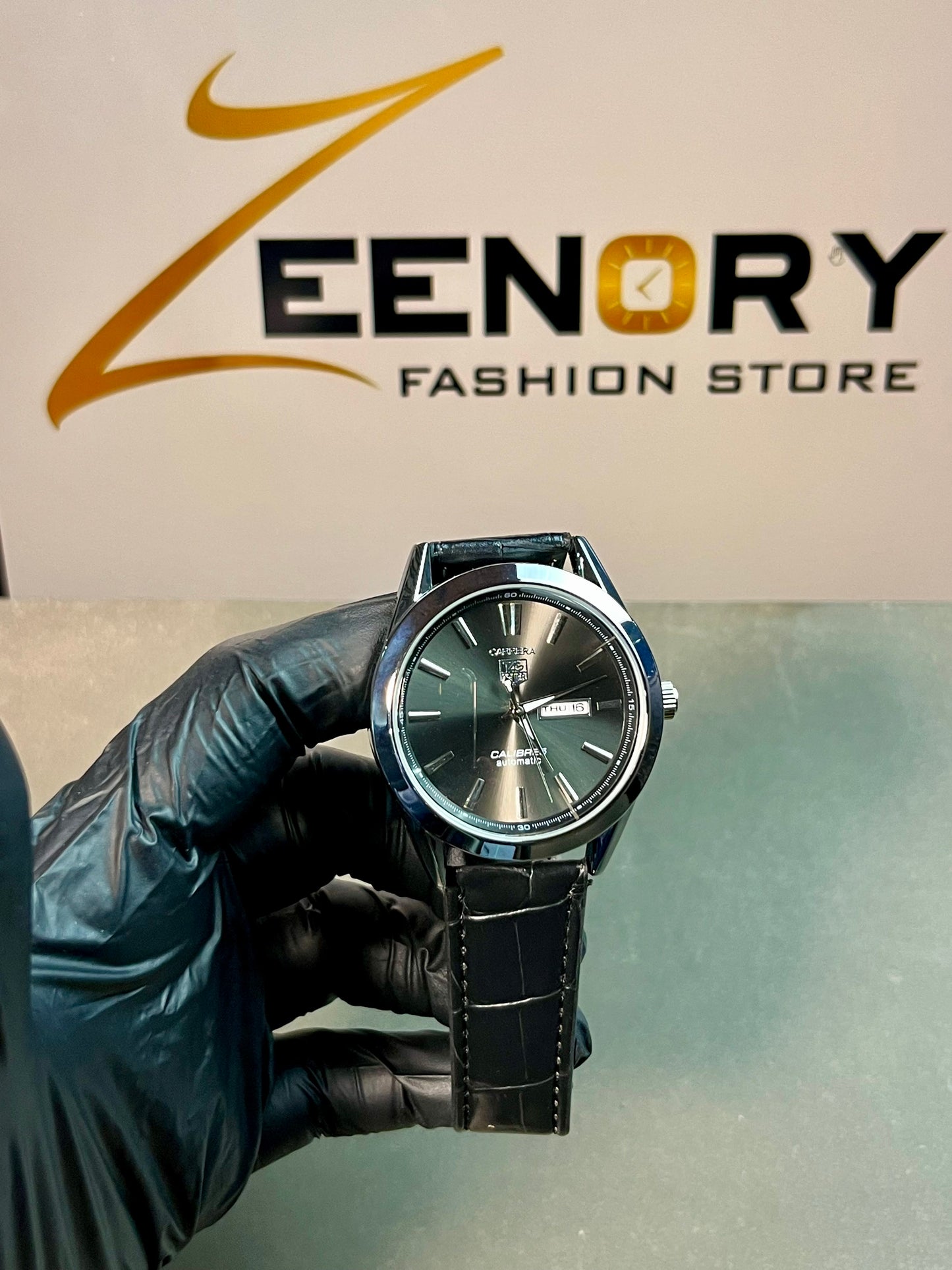 TAG Heuer Carrera Calibre 5-Leather Strap