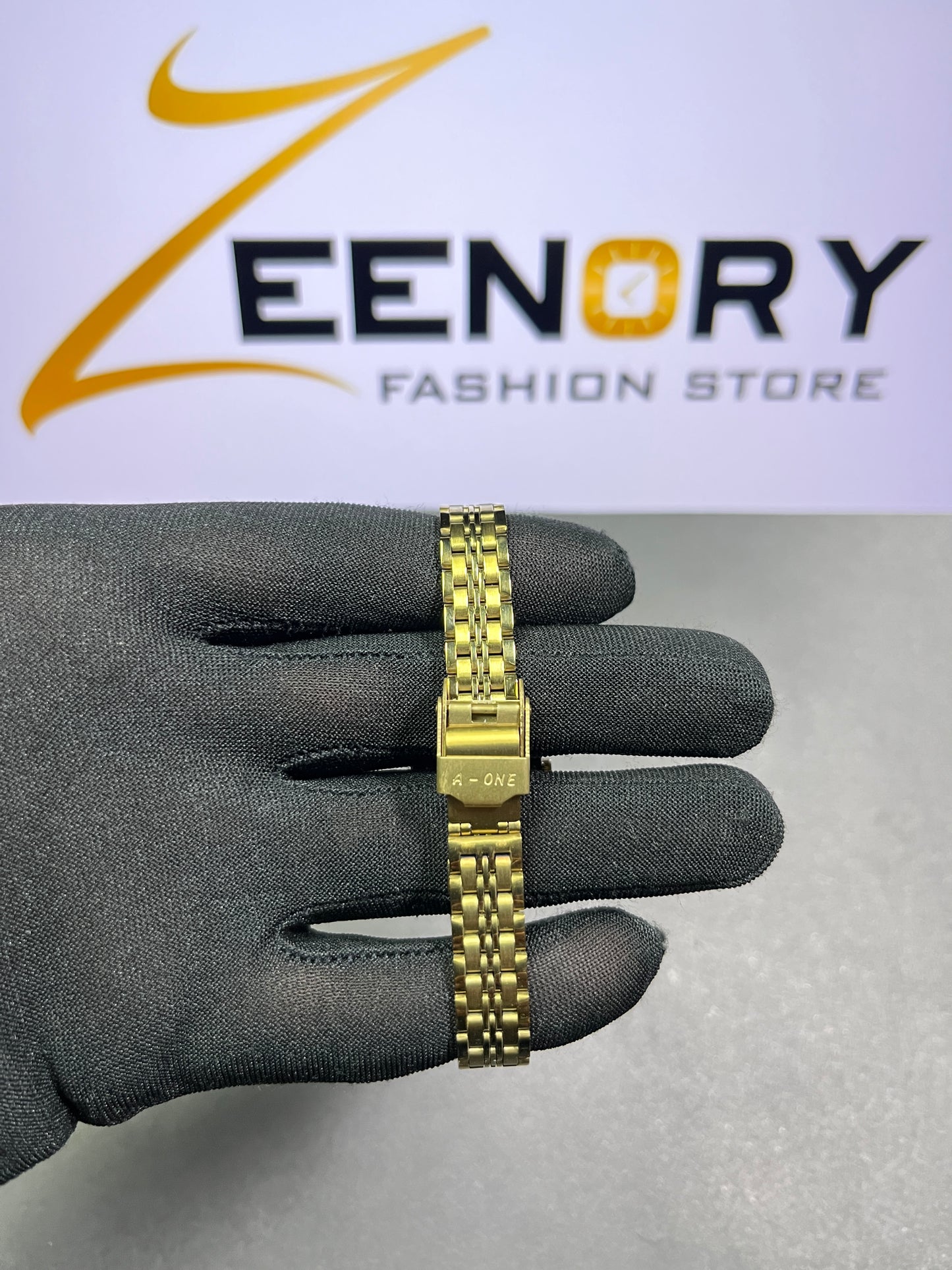 A-one Gold-Tone Ladies Classic Watch