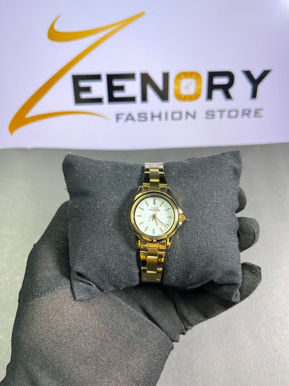 A-one Gold-Tone Ladies Classic Watch
