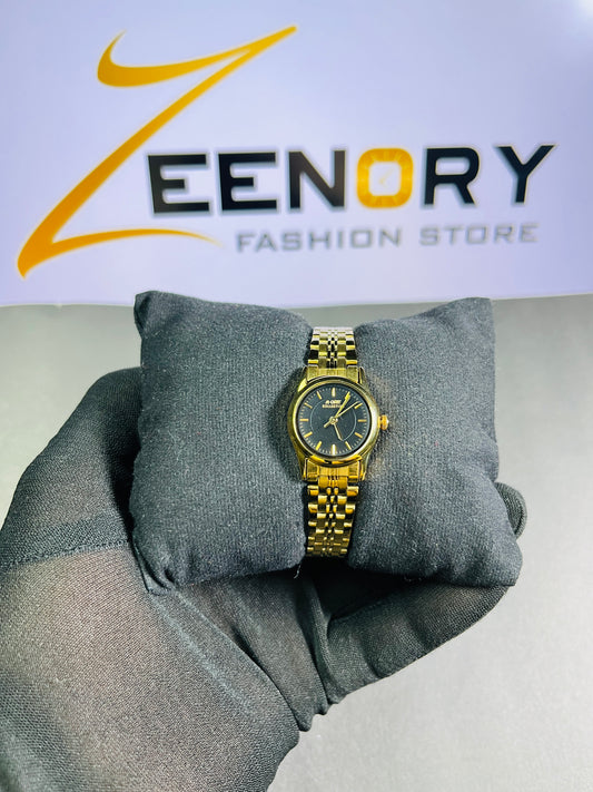 A-one Gold-Tone Ladies Classic Watch