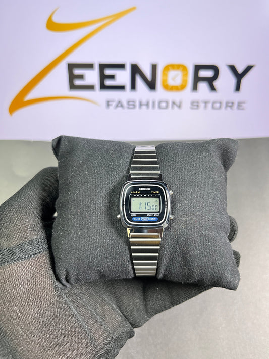 Casio LA670W Digital Stainless Steel Watch