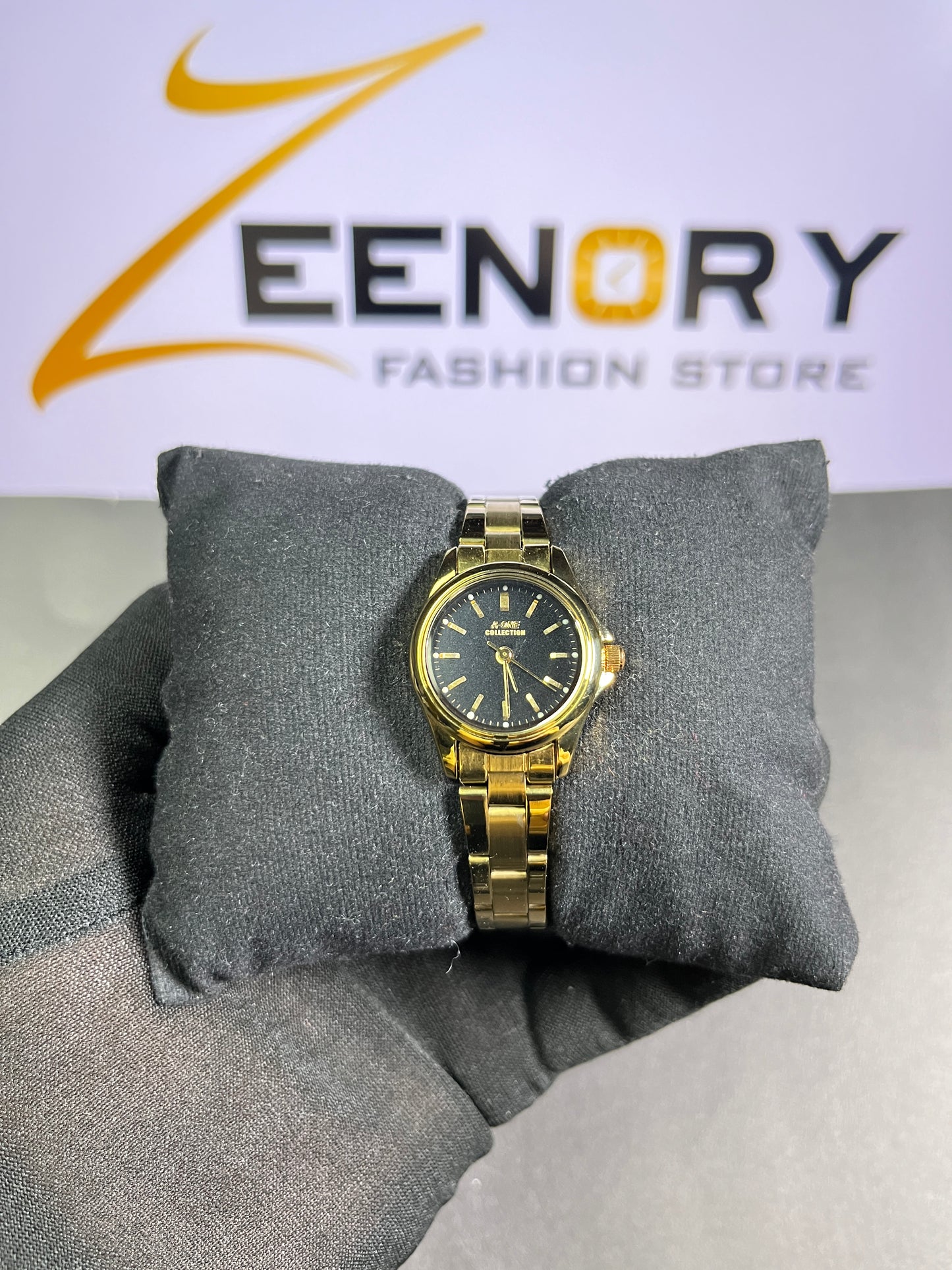 A-one Gold-Tone Ladies Classic Watch