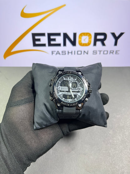 Dual Display Military Sports Watch