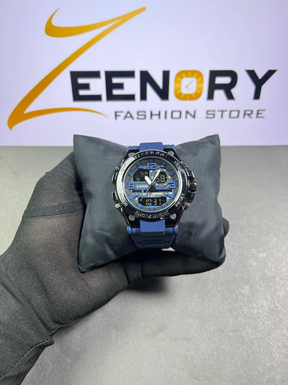 Dual Display Military Sports Watch