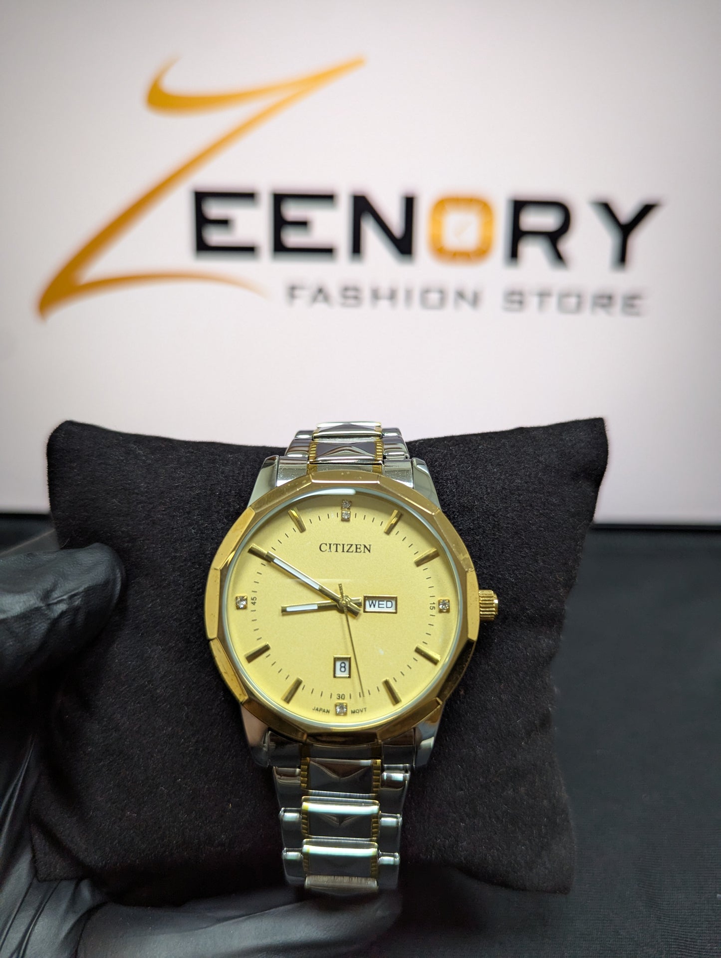 CITIZEN Gold Dial Dual-Tone Men’s Watch