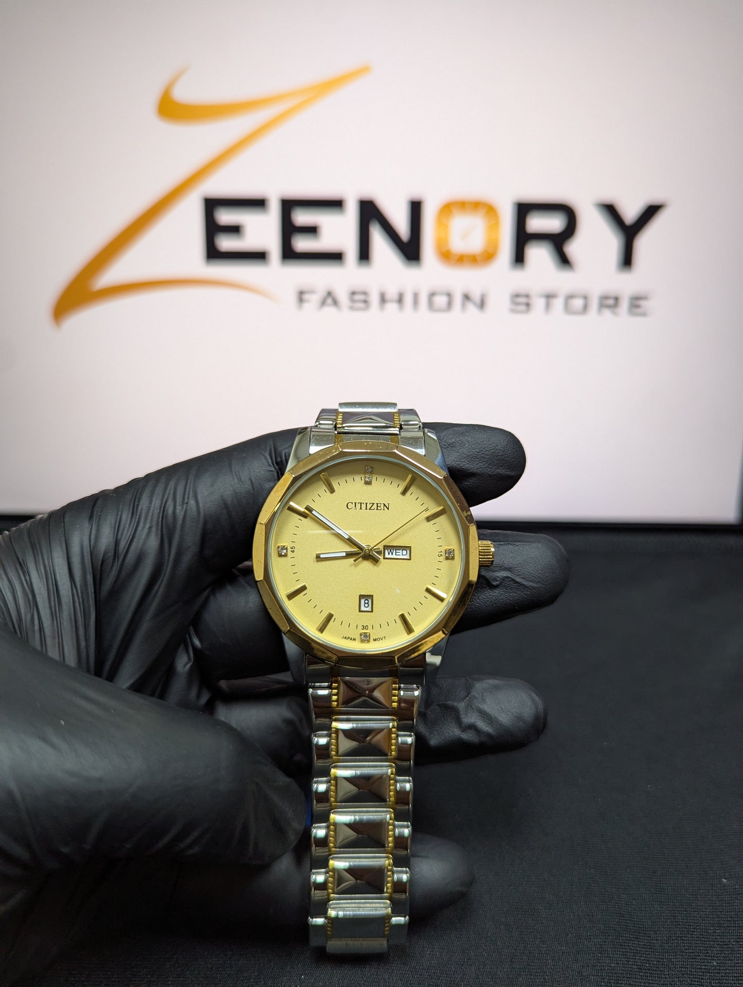 CITIZEN Gold Dial Dual-Tone Men’s Watch