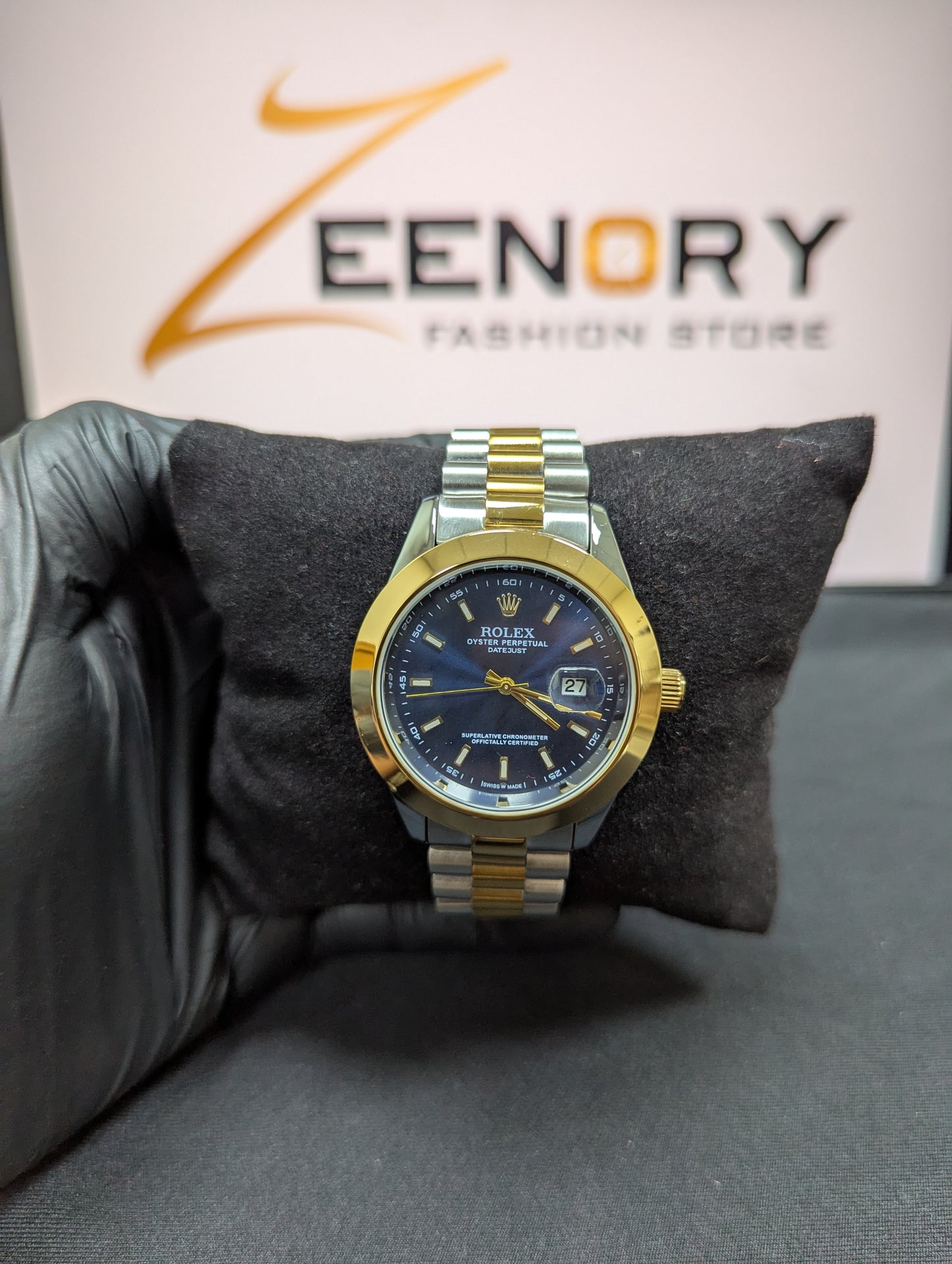 Rolex Oyster Perpetual Datejust – Two-Tone Blue Dial