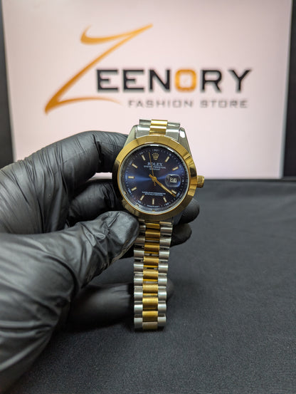 Rolex Oyster Perpetual Datejust – Two-Tone Blue Dial