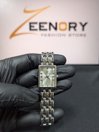 TRUE WORTH Rectangular Dial Watch