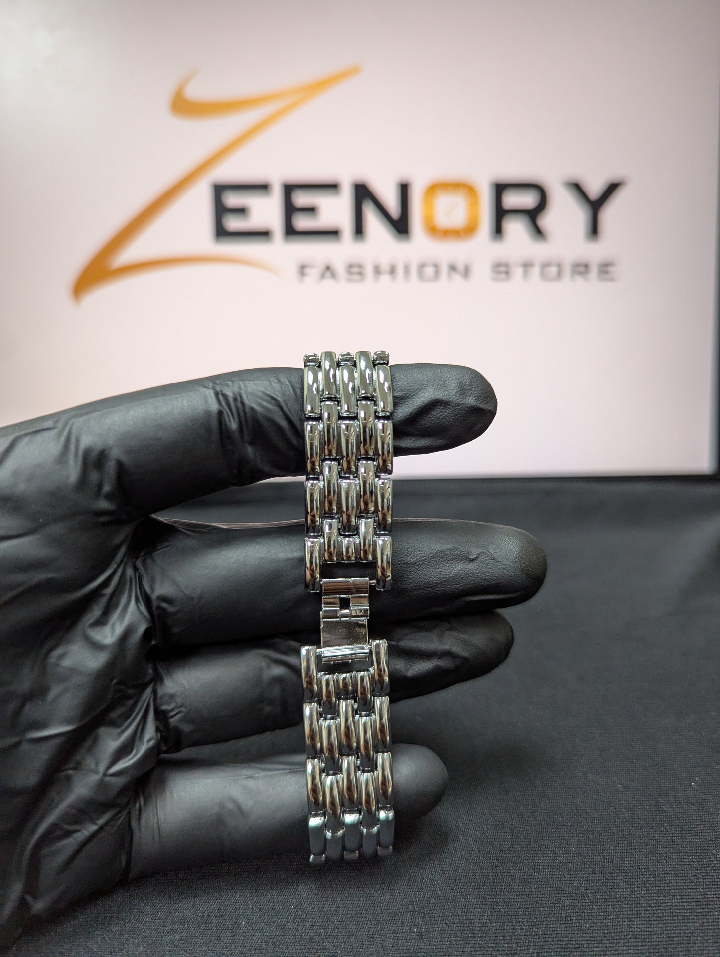 TRUE WORTH Rectangular Dial Watch