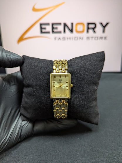 TRUE WORTH Rectangular Dial Watch