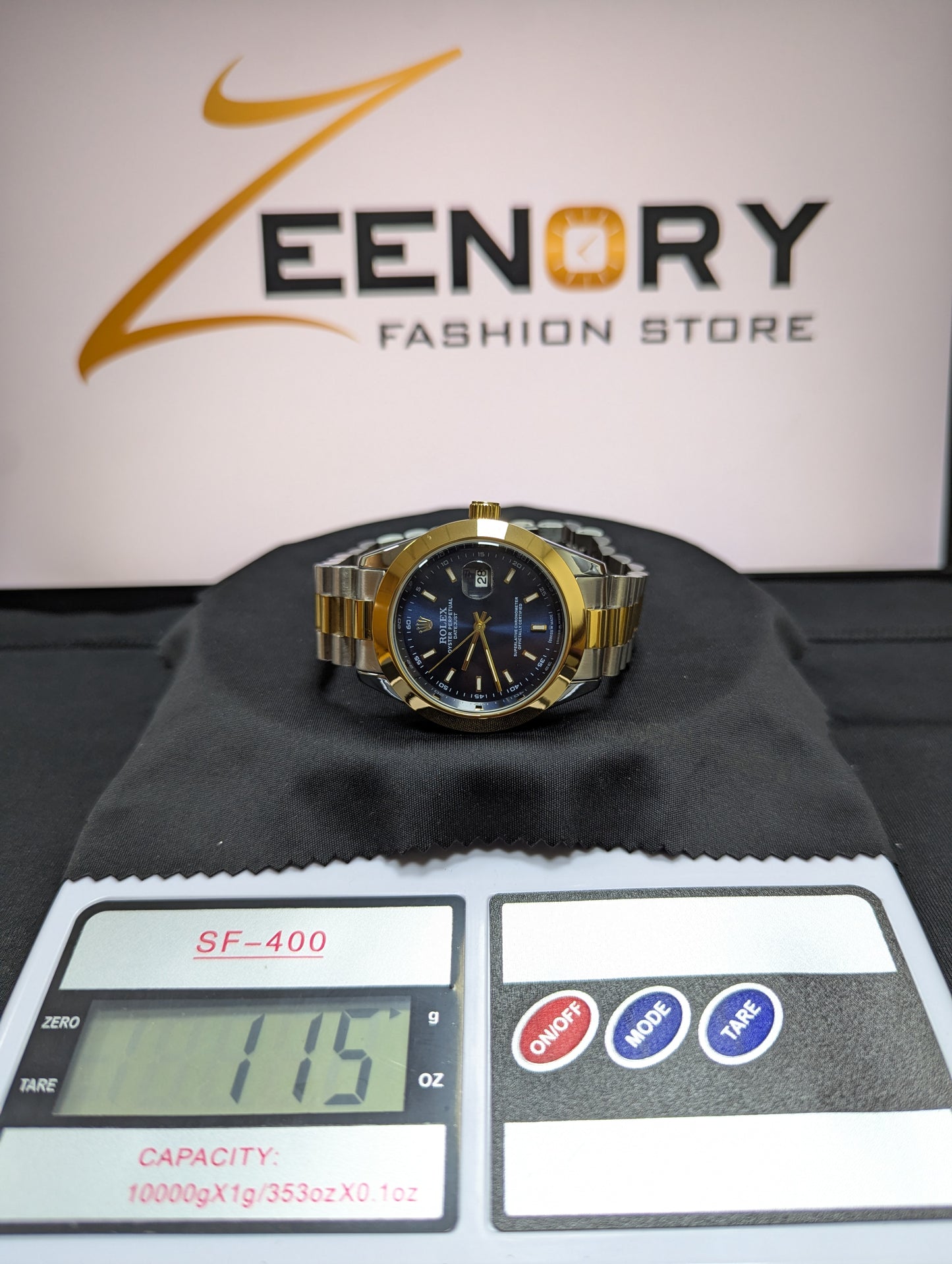 Rolex Oyster Perpetual Datejust – Two-Tone Blue Dial