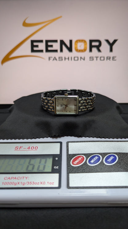 TRUE WORTH Rectangular Dial Watch